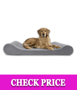 FurHaven Pet Dog Bed | Orthopedic Microvelvet Luxe Lounger Pet Bed for Dogs & Cats